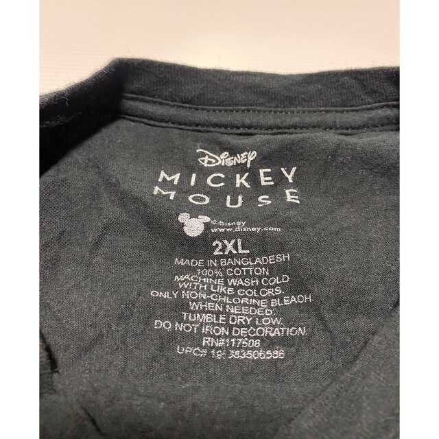 Disney(ディズニー)の 古着☆アメカMickey Mouse♡オーバーサイズT XXLサイズ送料無料‼ メンズのトップス(Tシャツ/カットソー(半袖/袖なし))の商品写真