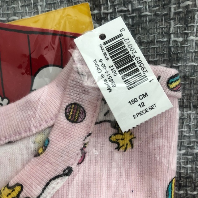 GAP Kids(ギャップキッズ)のスヌーピー GAP パジャマ　ピンク　150 エンタメ/ホビーのアニメグッズ(その他)の商品写真