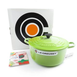 ルクルーゼ(LE CREUSET)のルクルーゼ ココットロンド 両手鍋 フルーツグリーン キウイ SU3348Z(鍋/フライパン)