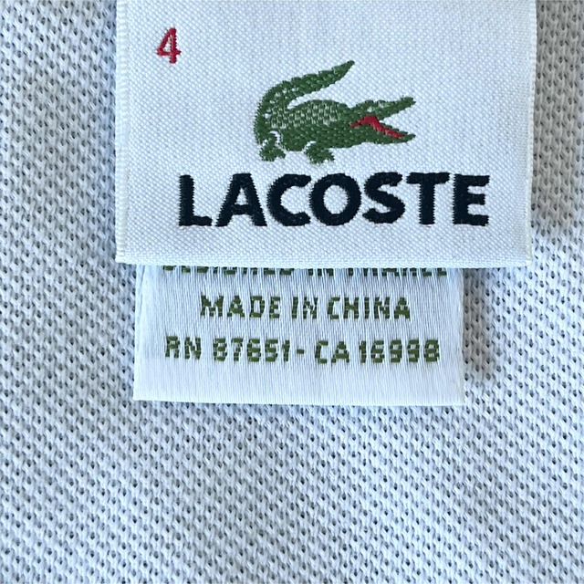 LACOSTE - 【新品】LACOSTE ラコステ さわやか!レアな白ワニロゴ