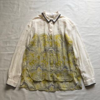 tomorrowland SOLEIADO ボタニカル柄シャツ