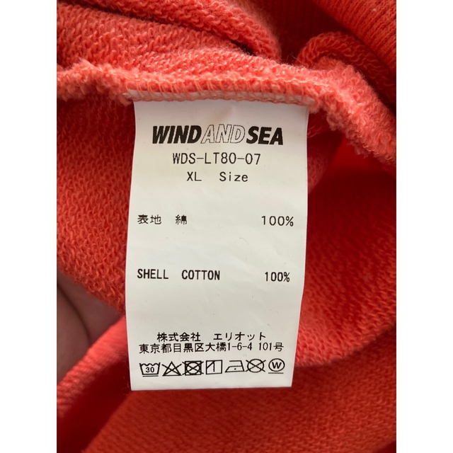wind and seaウィンダンシー XL パーカー フーディ