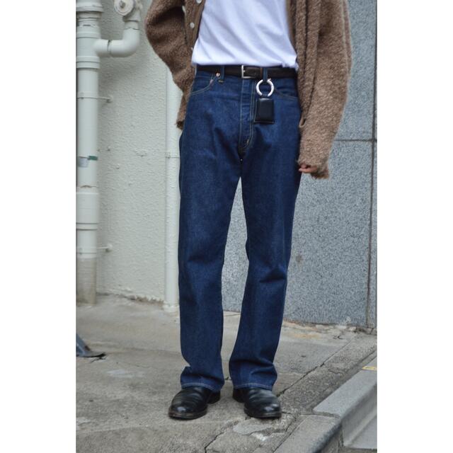 1LDK SELECT(ワンエルディーケーセレクト)のcantate / denim flare trousers メンズのパンツ(デニム/ジーンズ)の商品写真