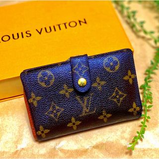 ルイヴィトン(LOUIS VUITTON)のLOUIS VUITTON がま口　折り財布　モノグラム(財布)