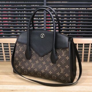 M42269 Louis Vuitton 2017 Monogram Canvas Florine Handbag-Black