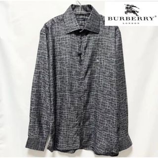 バーバリー(BURBERRY)の【新品】日本未発売BURBERRYナイトライダーロゴ デジタルノバチェックシャツ(シャツ)