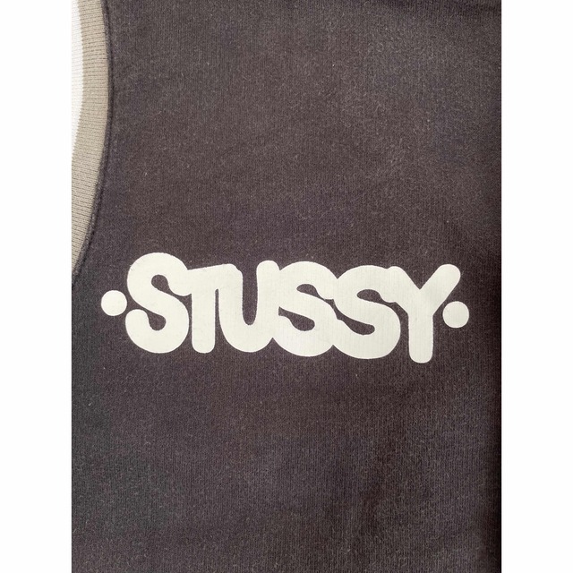 STUSSY(ステューシー)のSTUSSY　ステューシー　スタジャン　ブラック　L　リブライン メンズのジャケット/アウター(スタジャン)の商品写真