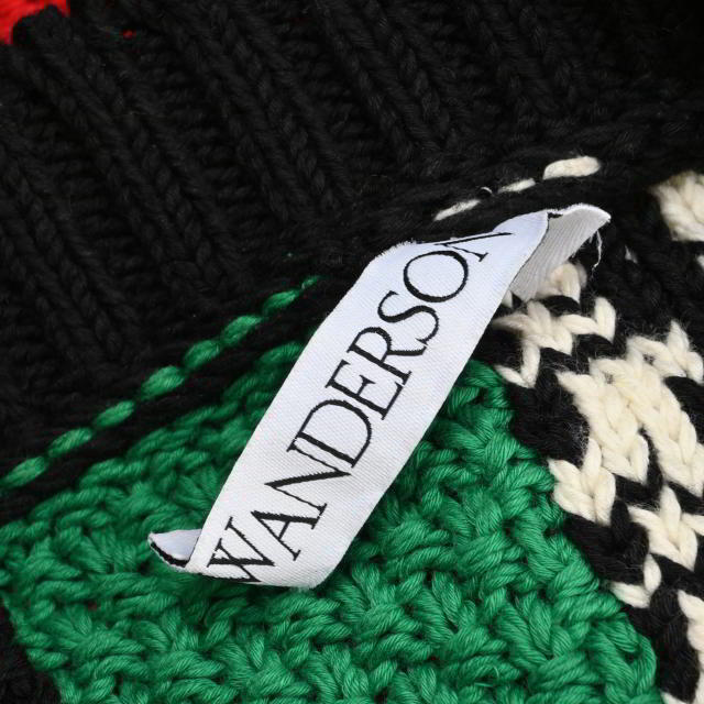 J.W.ANDERSON - J.W.ANDERSON パッチワーク プルオーバー ニット J.W.ANDERSON - J.W.ANDERSON パッチワーク プルオーバー ニット