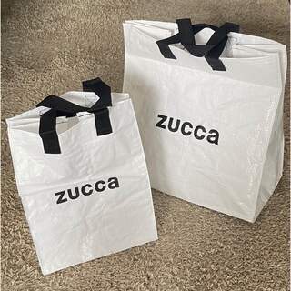 ZUCCa - zucca ズッカ ショッパー ショップバック 大中 トートバッグ 2個セット