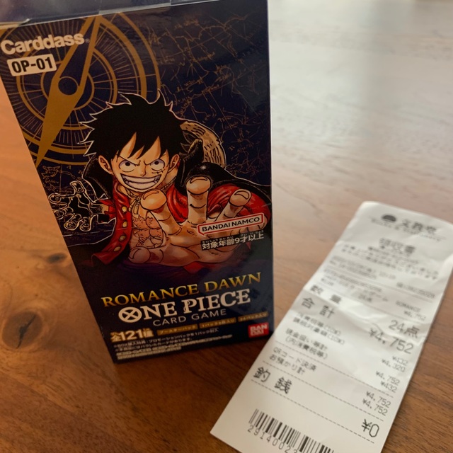 ONE PIECE ROMANCE DAWN 1BOX