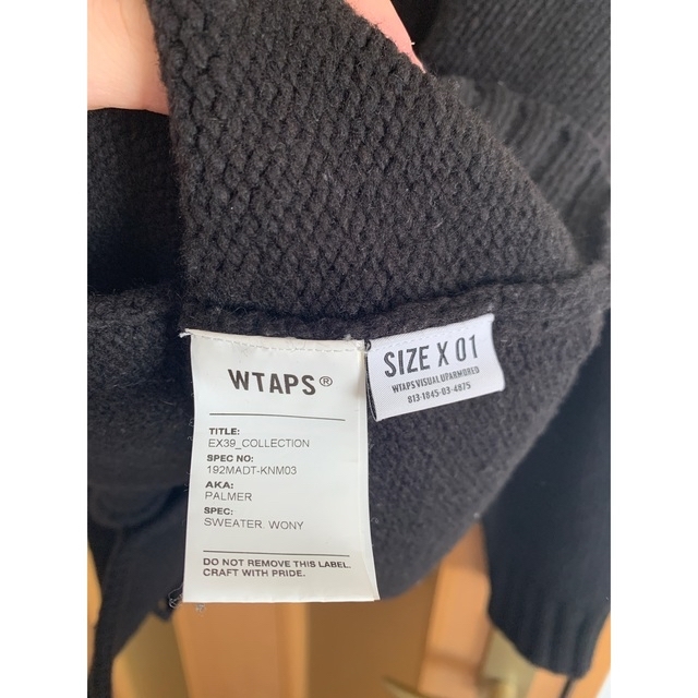 W)taps(ダブルタップス)の19AW WTAPS PALMER SWEATER WONY BLACK 1 メンズのトップス(カーディガン)の商品写真