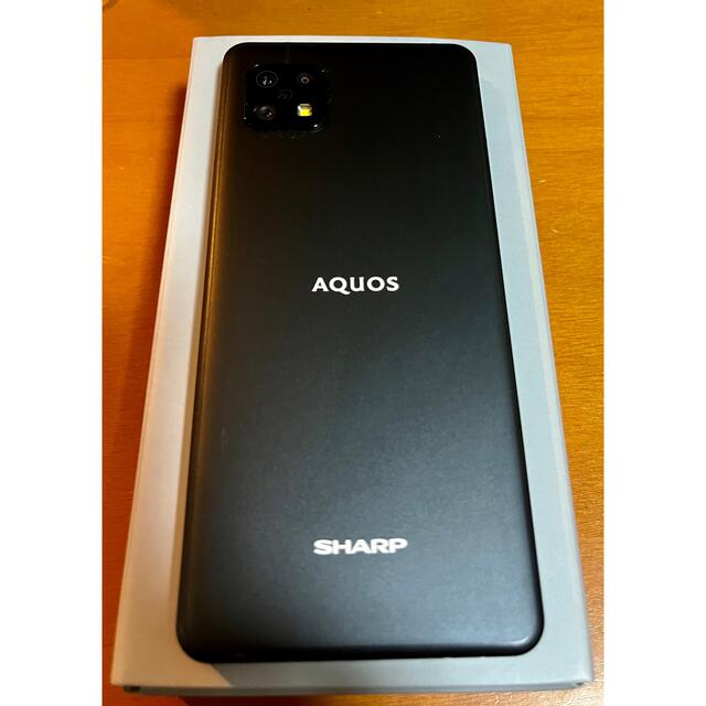 スマホ/家電/カメラ最終処分価格(太っ腹還元付き) AQUOS Sense6  黒SIMロック解除