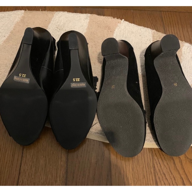 黒パンプス　2足 レディースの靴/シューズ(ハイヒール/パンプス)の商品写真