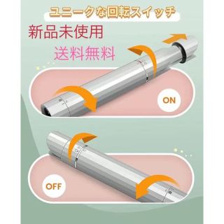 ヘアアイロン コテ ミニコテ ワイヤレス コンパクト 携帯用アイロン　シルバー(ヘアアイロン)