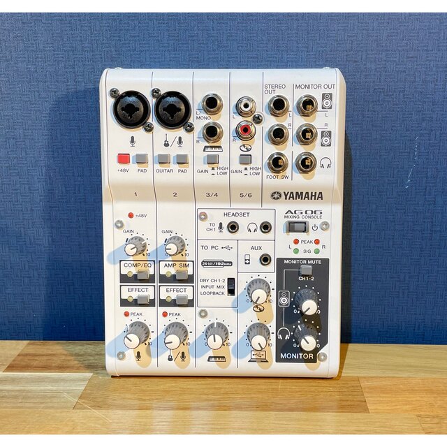 美品 YAMAHA ヤマハ ウェブキャスティングミキサー AG03 美品 YAMAHA ヤマハ ウェブキャスティングミキサー AG03