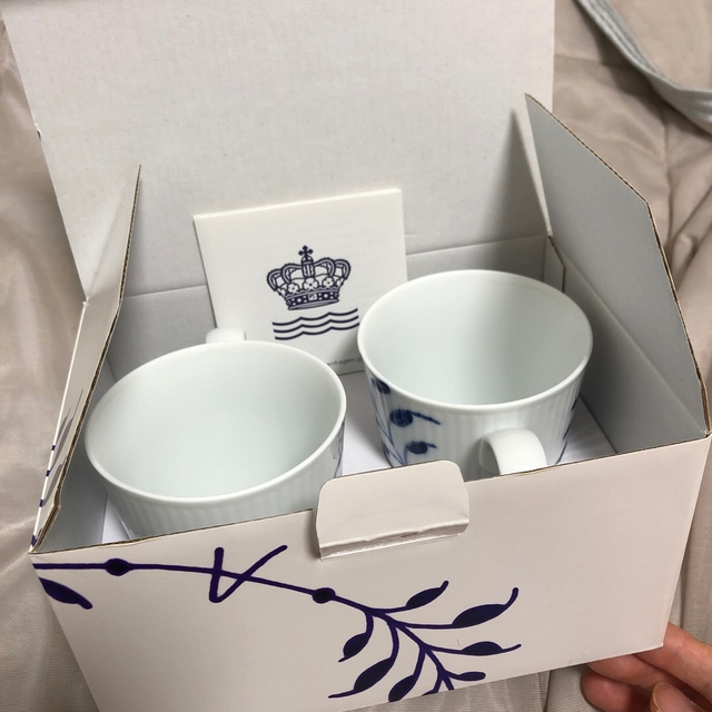 ROYAL COPENHAGEN(ロイヤルコペンハーゲン)のロイヤルコペンハーゲン　ブルーフルーテッドメガ　マグカップ エンタメ/ホビーのコレクション(その他)の商品写真