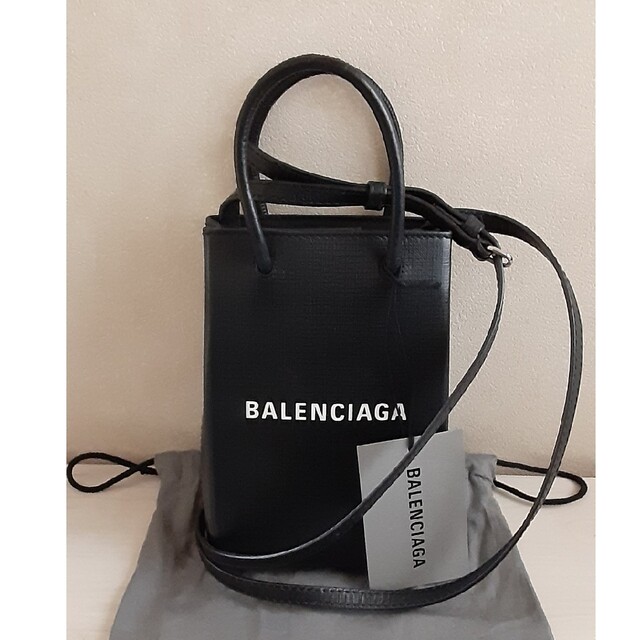 BALENCIAGA　フォンホルダーポーチ　ブラック