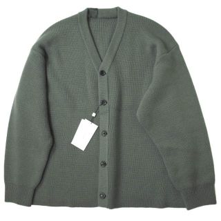 N.HOOLYWOOD COMPILE LINE エヌハリウッド ミスターハリウッド コンパイルライン 22AW 日本製 CARDIGAN アクリルウール Vネックカーディガン 2222-KT04-031peg 40 CHARCOAL ニット トップス【新古品】【中古】【N.HOOLYWOOD COMPILE LINE】(カーディガン)