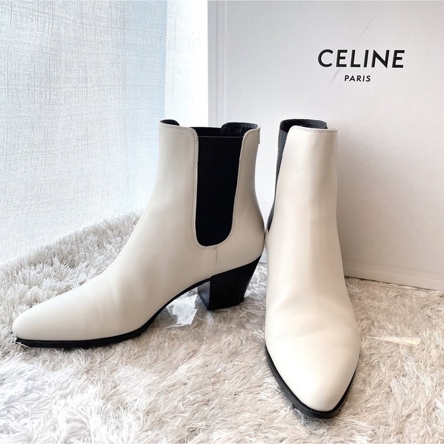 レディースCELINE セリーヌ　ショートブーツ　ブーティ　パンプス　靴　ほぼ新品