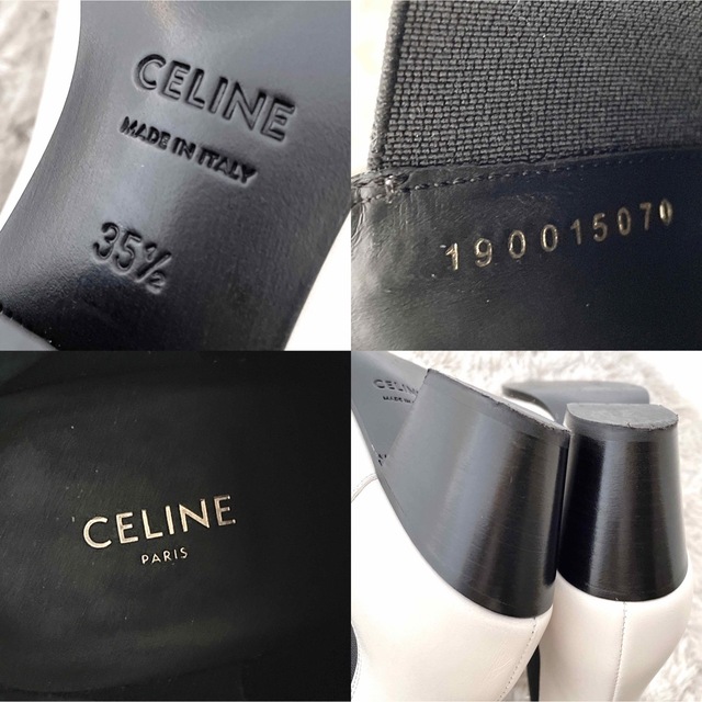 celine(セリーヌ)のCELINE セリーヌ　ショートブーツ　ブーティ　パンプス　靴　ほぼ新品 レディースの靴/シューズ(ブーツ)の商品写真