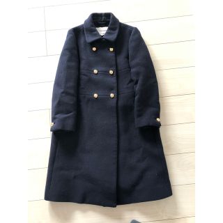 【美品】  J&M DAVIDSON / ジェイアンドエムデヴィッドソン | シングル ウール ロング コート | 8 | ブラック | レディース