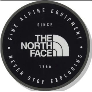 ザノースフェイス(THE NORTH FACE)の【未開封新品】ノースフェイス　ワッペン　アイロン　黒色　直径7センチ　簡単貼付け(その他)