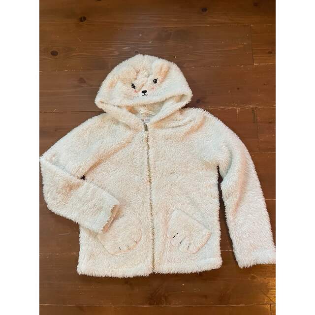 HM HM ふわふわ ボア フード ジップ パーカー 130 140の通販 by TED パーカー サイズ 130 hm