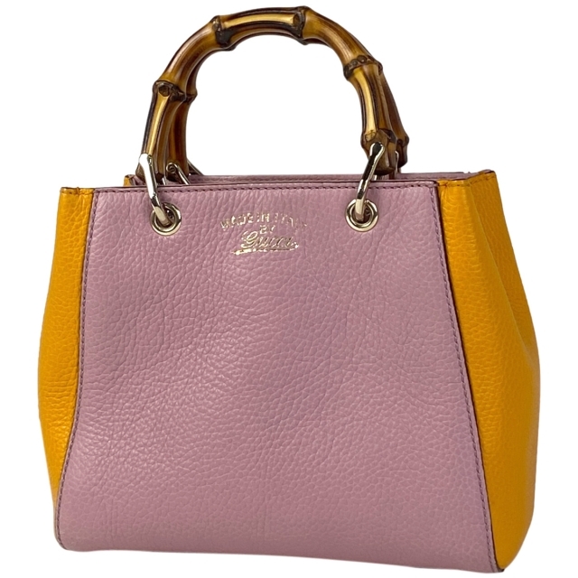 最初の Gucci - グッチ バンブー ミニ ショッパー ハンドバッグ