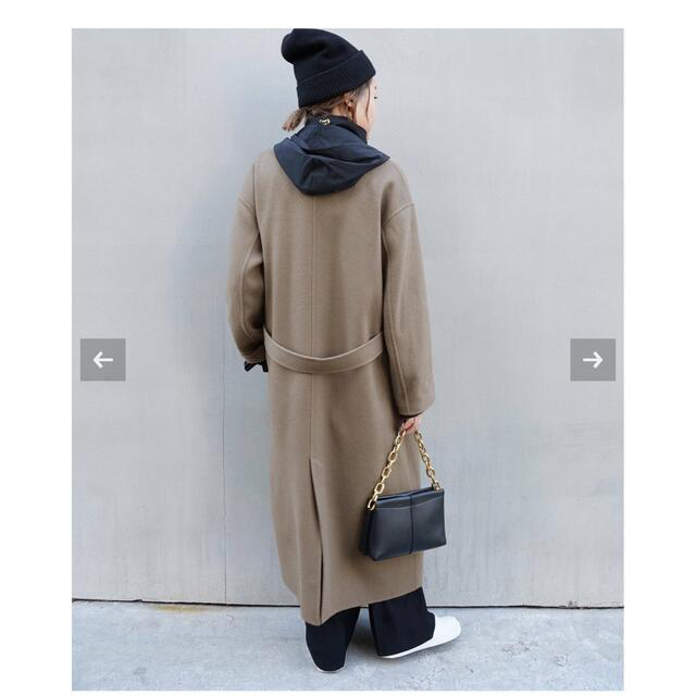 Deuxieme Classe Oversized ガウンコート(グレージュ)