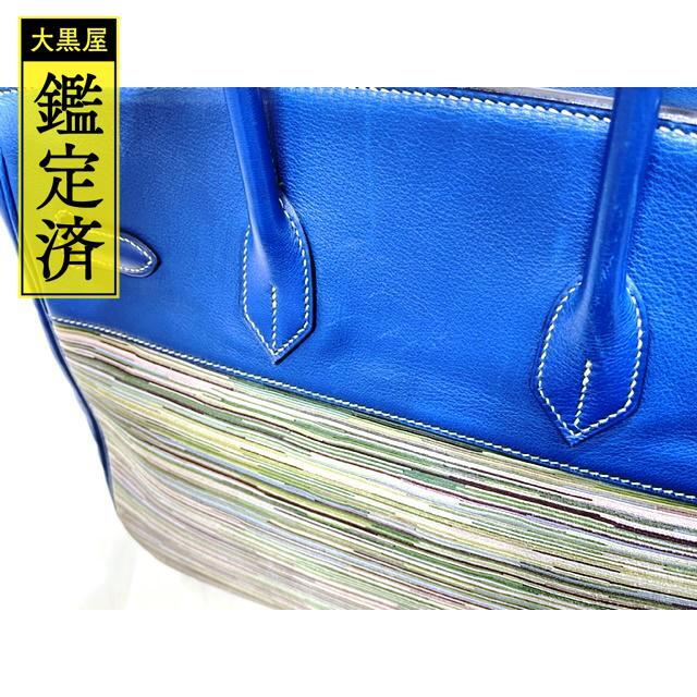 Hermes - エルメス バーキンヴィブラート35 ブルーフランス ヴォー