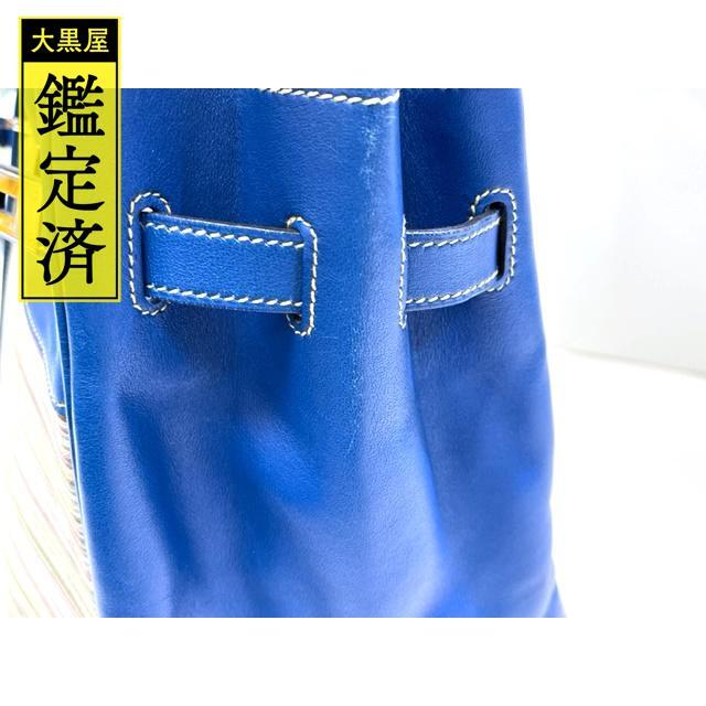 Hermes - エルメス バーキンヴィブラート35 ブルーフランス ヴォー