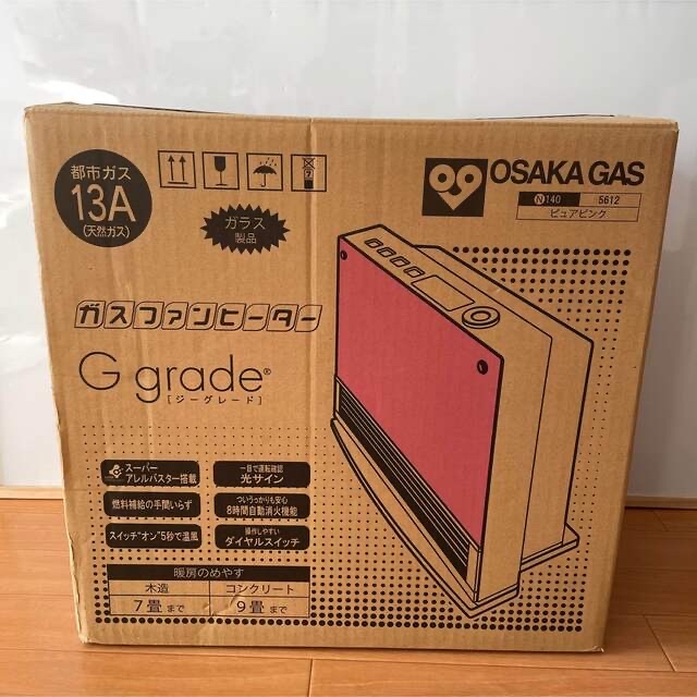 大阪ガス　ガスファンヒーター　Ggrade スマホ/家電/カメラの冷暖房/空調(ファンヒーター)の商品写真