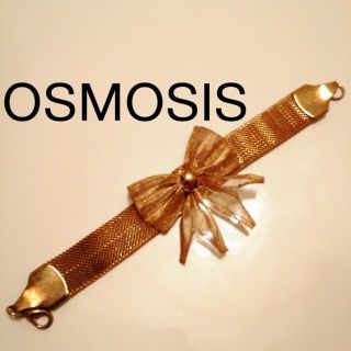 オズモーシス(OSMOSIS)のOSMOSIS♡リボンブレス(ブレスレット/バングル)