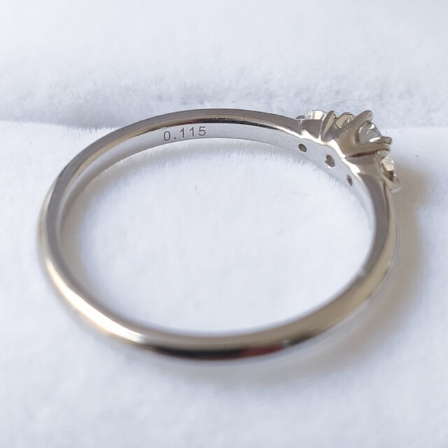 ポンテヴェキオ ダイヤモンド リング Pt950 0.205ct 2.6g