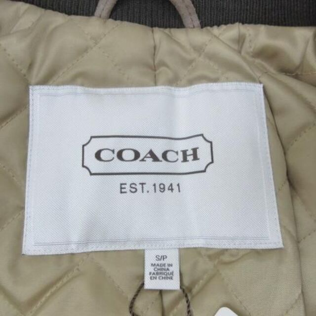 COACH(コーチ)の定価16万円【新品未使用】コーチ COACH スエード ライダース ジャケットS レディースのジャケット/アウター(ライダースジャケット)の商品写真