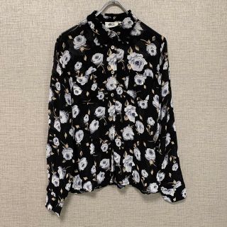 90s 00s ビンテージ　アメリカ古着　花柄　柄シャツ　薔薇　古着　アメリカ(シャツ/ブラウス(長袖/七分))