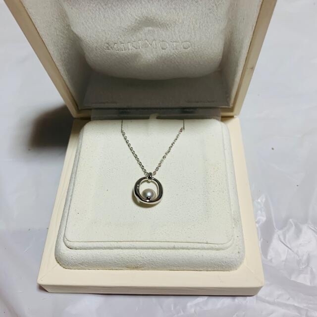 MIKIMOTO - 【mikimoto】新品　箱・説明書付き　パールネックレス　ネックレス　真珠
