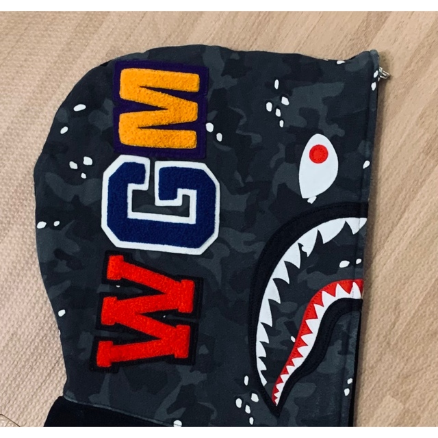 ナチュラルネイビー APE STUSSY シャークパーカー L | ochge.org