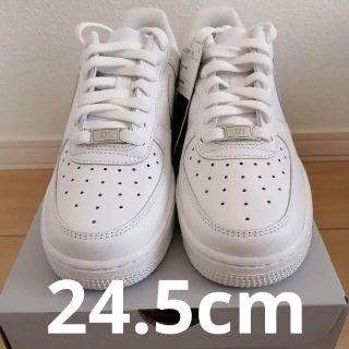 ナイキ(NIKE)の24.5cm★ ナイキ ウィメンズ エアフォース1  ホワイト 07(スニーカー)