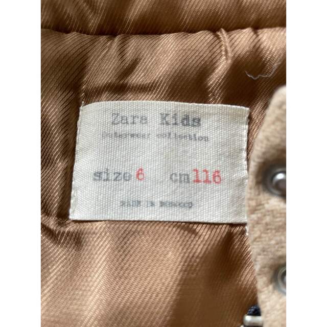 ZARA KIDS(ザラキッズ)のZARA ファー　コート　ベージュ　ブラウン　116 キッズ/ベビー/マタニティのキッズ服女の子用(90cm~)(ジャケット/上着)の商品写真