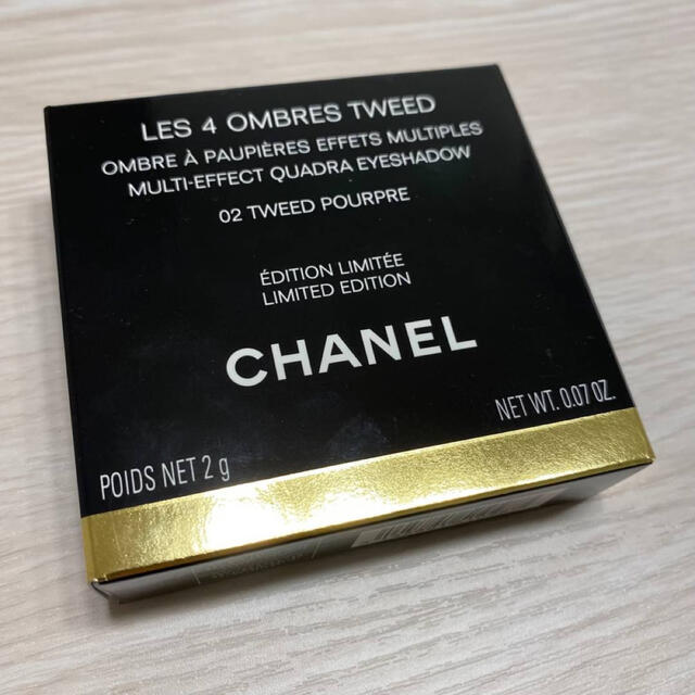 CHANEL(シャネル)の新品　シャネル　ツイード　キャトル ツイード 02 ツイード プールプル コスメ/美容のベースメイク/化粧品(アイシャドウ)の商品写真