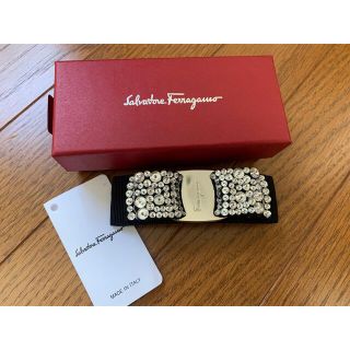 Ferragamo - フェラガモ バレッタ クリスタル キラキラの通販 by ...