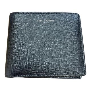 ポイント5倍 a621 サンローラン 折財布 396307 クラシック ブラック