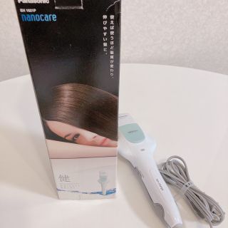 パナソニック(Panasonic)のパナソニック ストレートアイロン ナノケア EH1621P-W(ヘアアイロン)