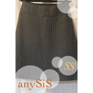 エニィスィス(anySiS)のanySiS(エニスィス)ストライプフレアスカート(ひざ丈スカート)