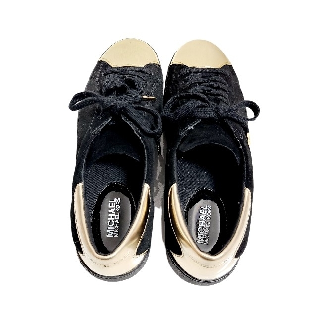 Michael Kors(マイケルコース)の【MICHAELMICHAELKORS】メタリックトゥバイカラースニーカー レディースの靴/シューズ(スニーカー)の商品写真