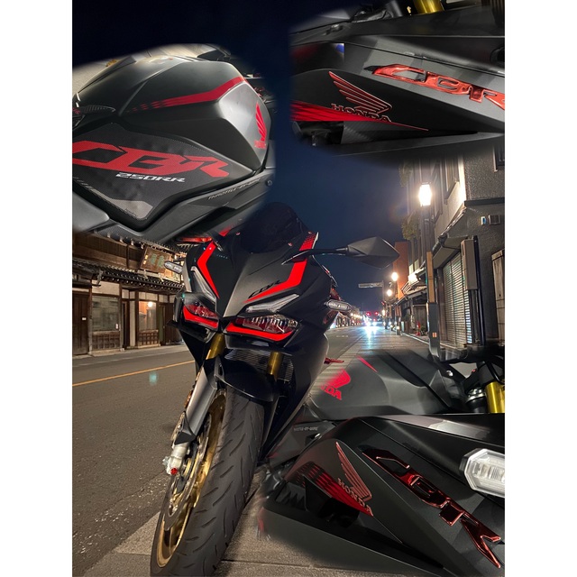 ホンダ(ホンダ)のcbr250rr mc51 タンクパッド　ステッカー 自動車/バイクのバイク(ステッカー)の商品写真