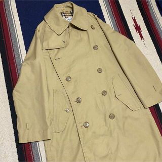 バーバリー(BURBERRY)の90s 古着 バーバリー トレンチコート イギリス製 ノバチェック ロングコート(トレンチコート)