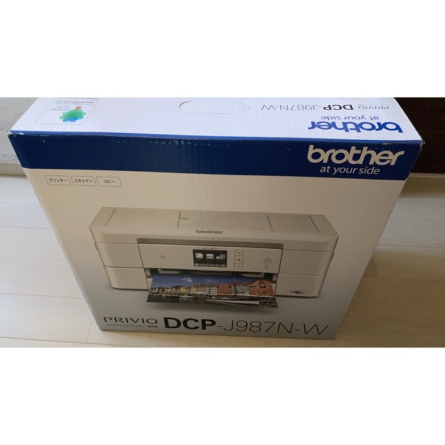 brother(ブラザー)の新品 未使用 brother インクジェット複合機 DCP-J987N-W スマホ/家電/カメラのPC/タブレット(PC周辺機器)の商品写真