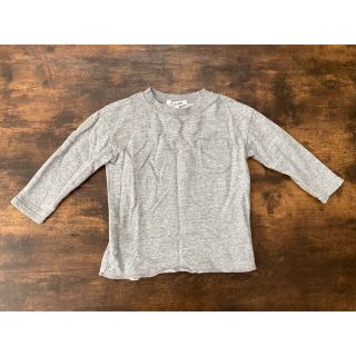 グローバルワーク(GLOBAL WORK)のグローバルワーク*キッズ*長袖カットソー*ロンT*グレー*S(90〜100相当)(Tシャツ/カットソー)